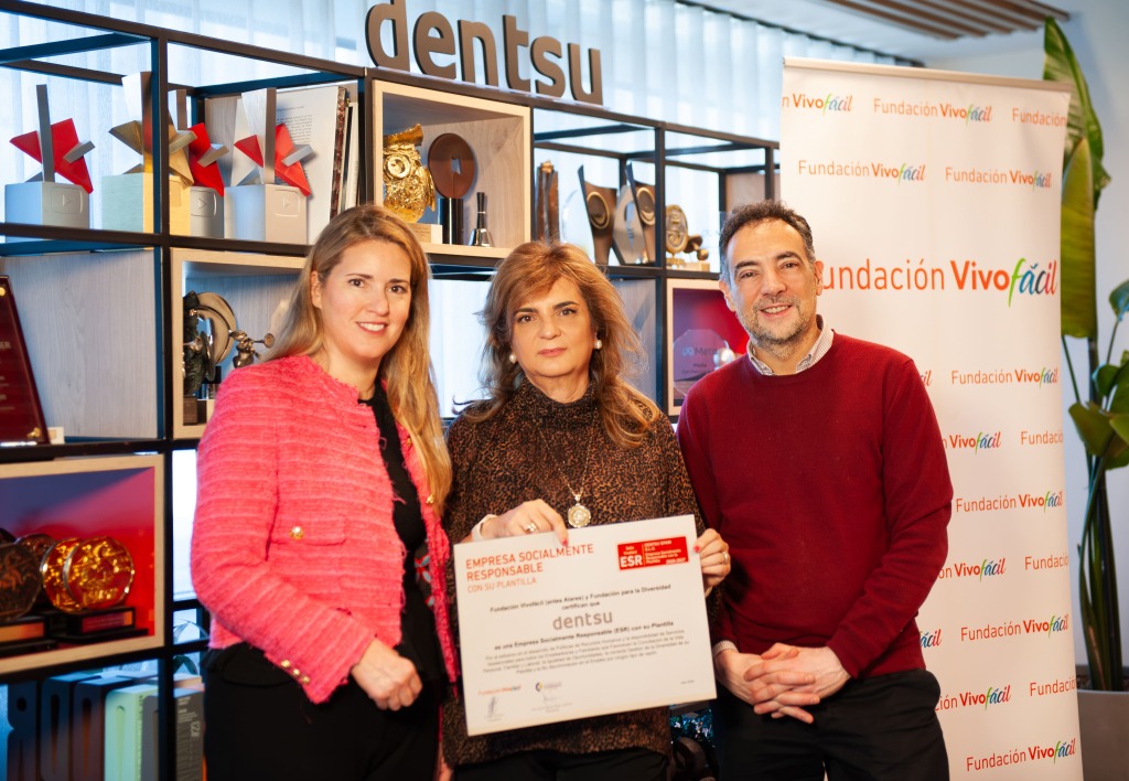 El compromiso social de Dentsu, avalado por el Sello de Empresa Socialmente Responsable